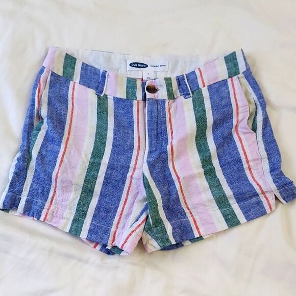 Old Navy Pants - Old Navy Multicolored Striped Shorts size 2